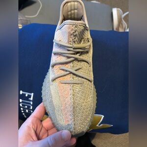 Yeezy Sneakers in Tan and Orange